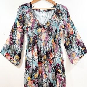 Spence Cottagecore Dress Spring Flowers Romantic Women Size 8 Gauzy Lined Boho